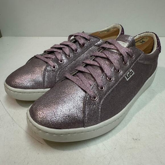 kate spade Shoes - EXCELLENT Keds x Kate Spade New York Metallic Glitter Purple Sparkle Sneakers 8